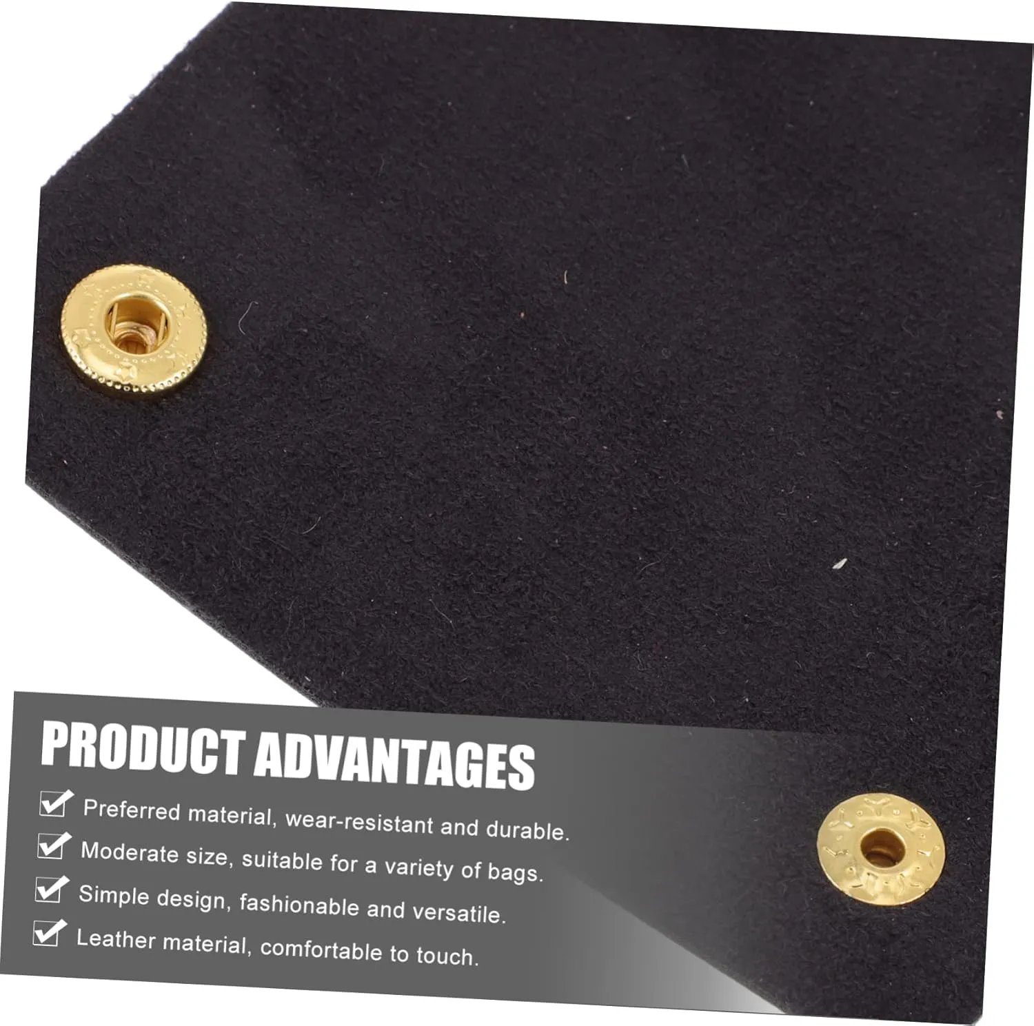 1pc Luggage Handle Cover Black Bag Handle Protector Cover for Diy Purses Handbags