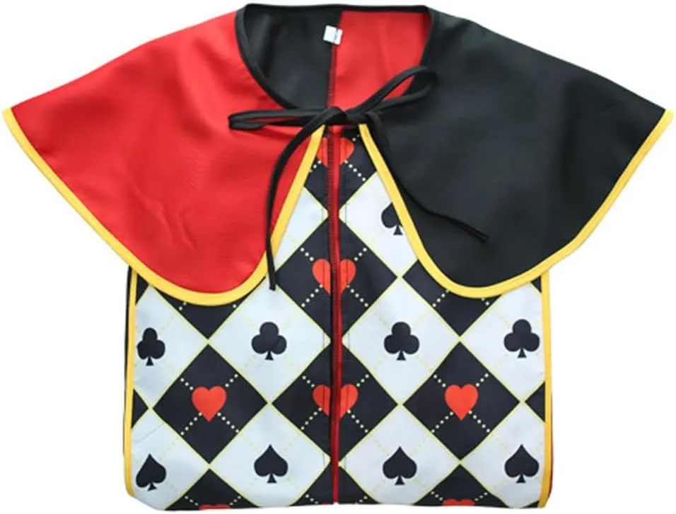 Adult Queen of Hearts Cosplay Robe Cloak Red Black Princess Hearts Halloween Costume Cape Wig Gloves Outfits