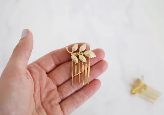 Athena Leaf Mini Combs