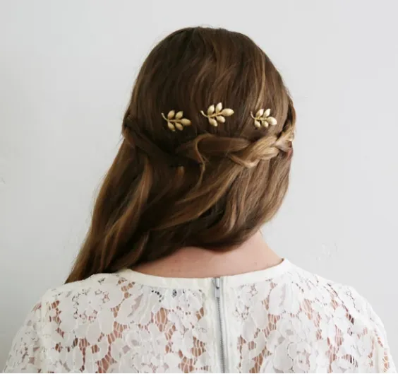 Athena Leaf Mini Combs