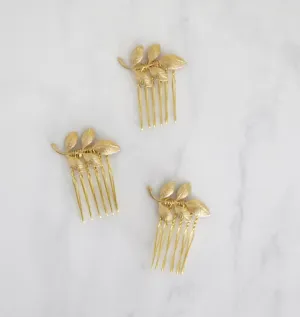 Athena Leaf Mini Combs