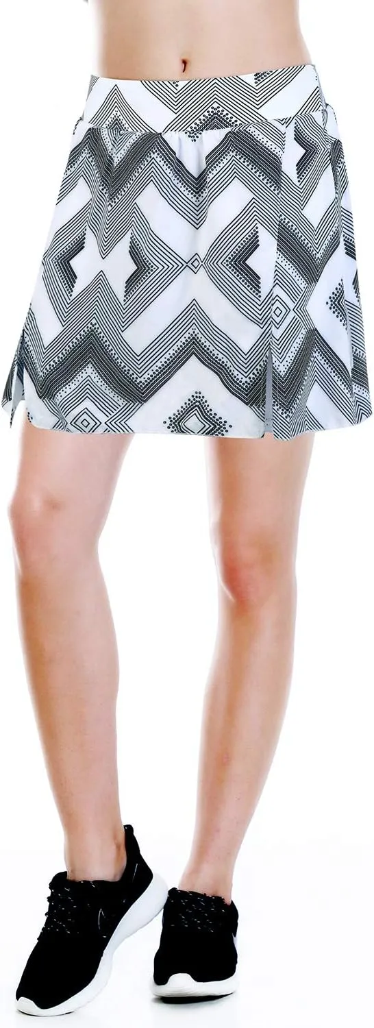 beroy Women Quick Dry and Breathable Cycling Skirt Shorts,Bike Skorts Pantskirt with 3D Padded