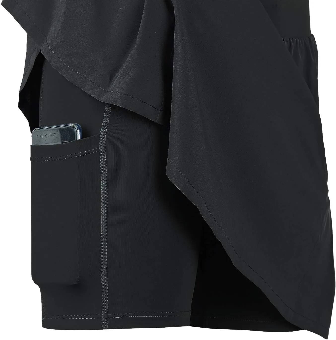 beroy Women Quick Dry and Breathable Cycling Skirt Shorts,Bike Skorts Pantskirt with 3D Padded