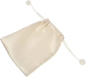 BESPORTBLE Bucket Bag Accessories Fashion and Unique Inner Pouch 22 * 16cm Beige Pearl Ball Practical and Easy to Use