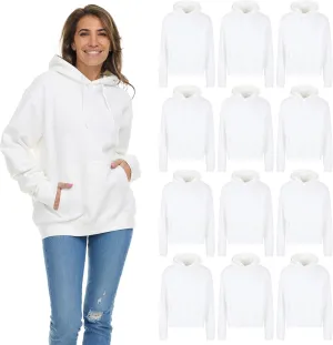 BILLIONHATS Women's Hoodie Oversized Sweatshirts, Cotton Blend, Bulk Womens Hoodies Bulk Sweatshirt Pack
