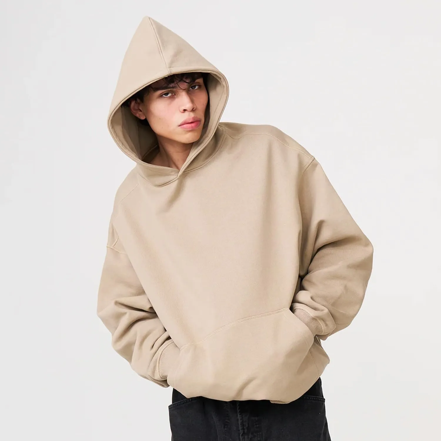 Blank Knights Sweatshirts for Men Premium Fleece Heavyweight Hoodie Sweatshirts - Oversized Hoodies for Men