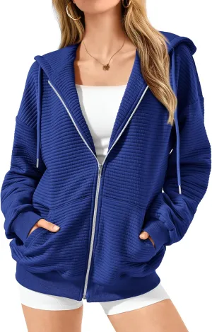 BTFBM Zip Up Hoodie Women Long Sleeve Sweatshirts Fall Outfits 2025 Oversized Hoodies Casual Fashion Jackets