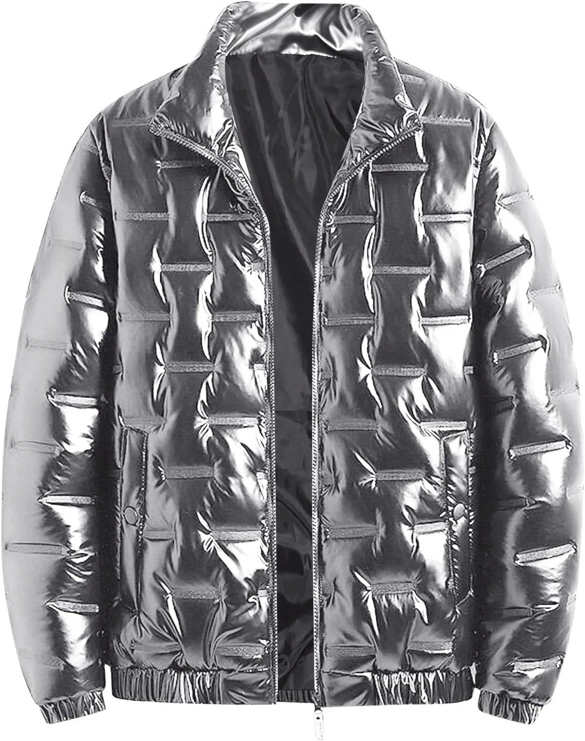 Bubble Coat Men Puffer Winter Thickened Coat Cotton Padded Jacket Fashion Autumn And Winter Short Windproof Cotton Jacket