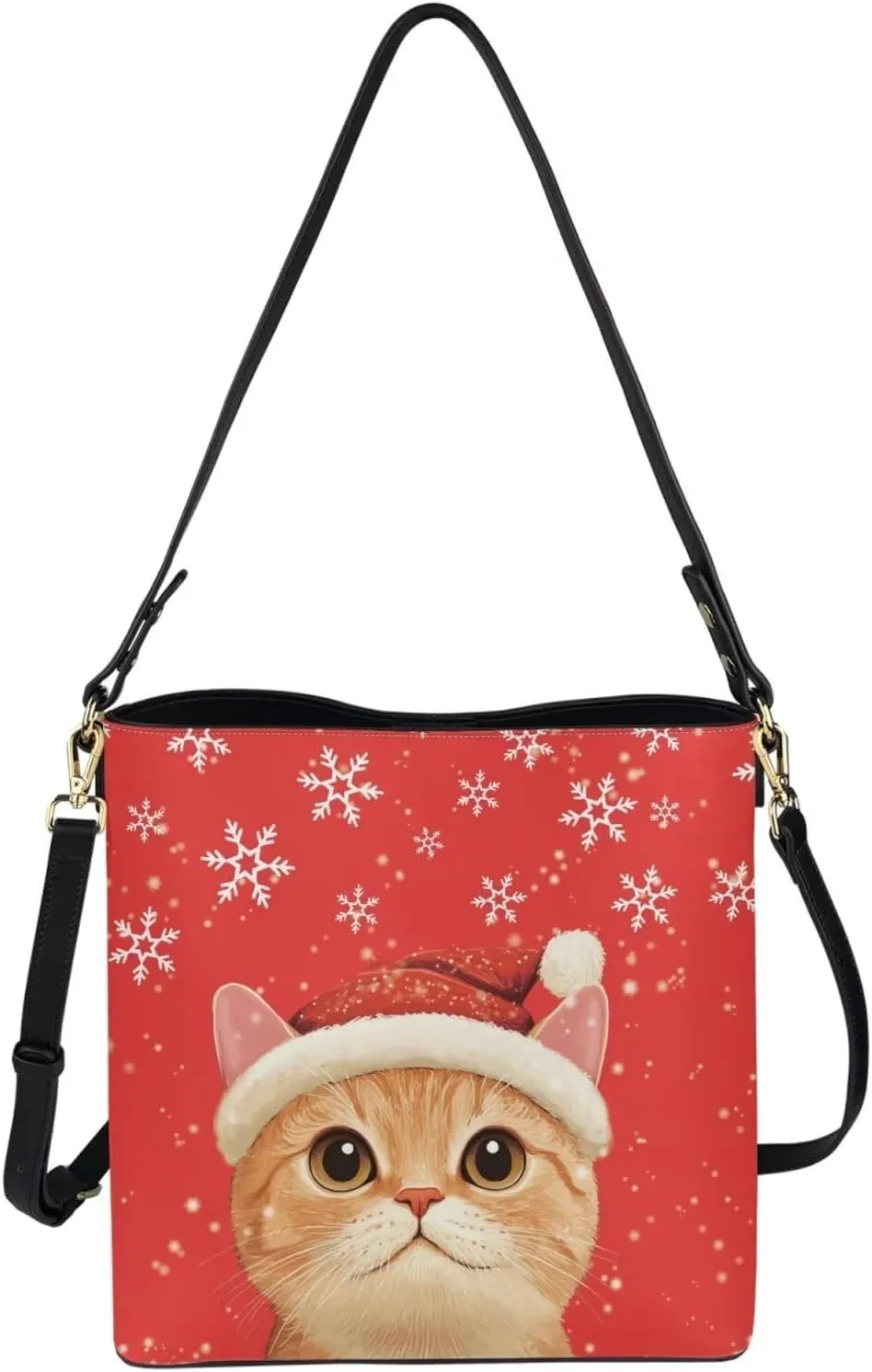 Bucket Bag Carton Practical Bucket Bags Reusable Handbag Shoulder Bag for Shopping Work