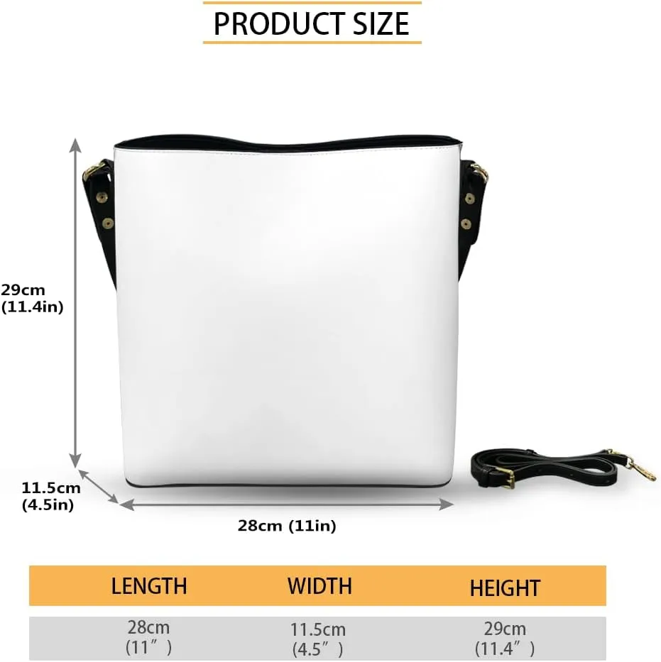 Bucket Bag Carton Practical Bucket Bags Reusable Handbag Shoulder Bag for Shopping Work