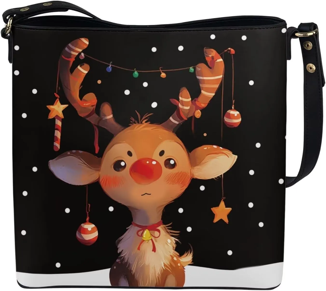 Bucket Bag Carton Practical Bucket Bags Reusable Handbag Shoulder Bag for Shopping Work