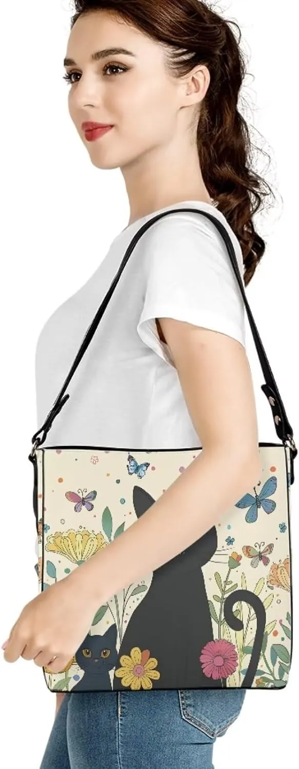 Bucket Bag Carton Practical Bucket Bags Reusable Handbag Shoulder Bag for Shopping Work