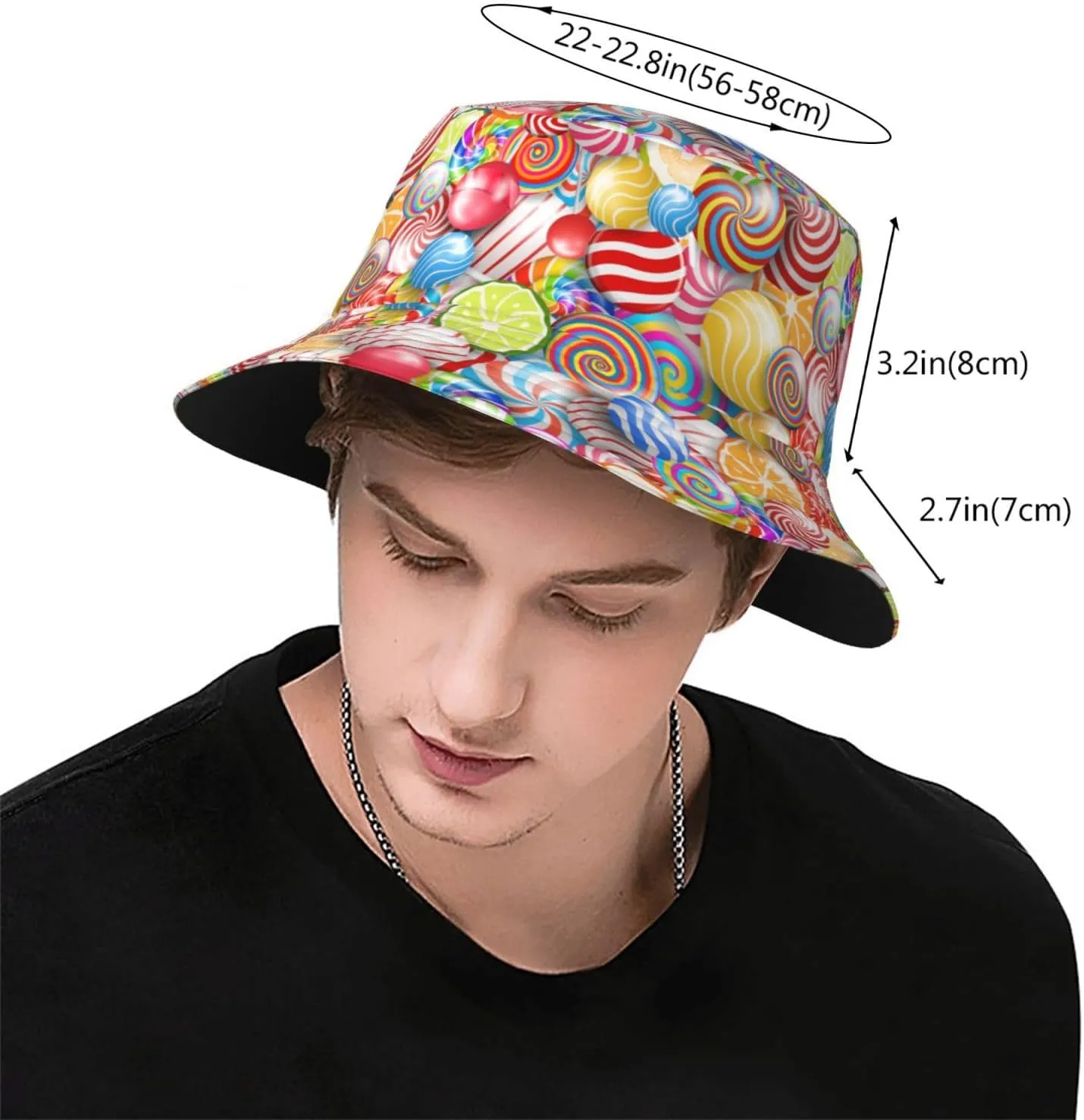 Bucket Hat Summer Beach Fisherman Cap Packable Sun Hats