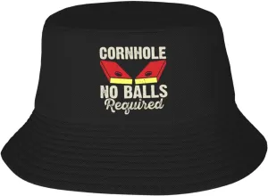 Bucket Hats Fashion Sun Cap Packable Outdoor Fisherman Hat for Women and Men Cornhole Your Hole is My Goal 5 Bucket Hats
