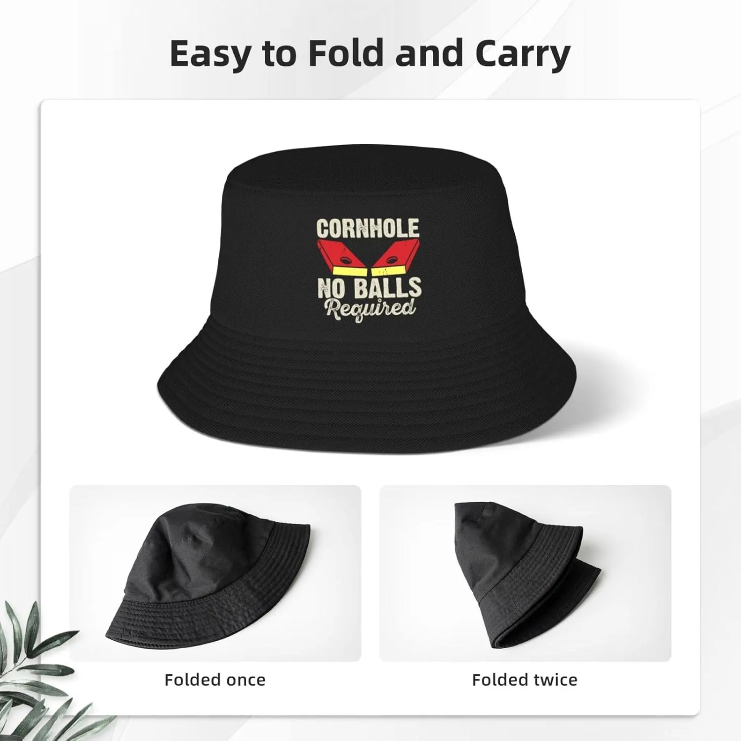 Bucket Hats Fashion Sun Cap Packable Outdoor Fisherman Hat for Women and Men Cornhole Your Hole is My Goal 5 Bucket Hats