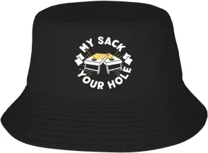 Bucket Hats Fashion Sun Cap Packable Outdoor Fisherman Hat for Women and Men Cornhole Your Hole is My Goal 5 Bucket Hats