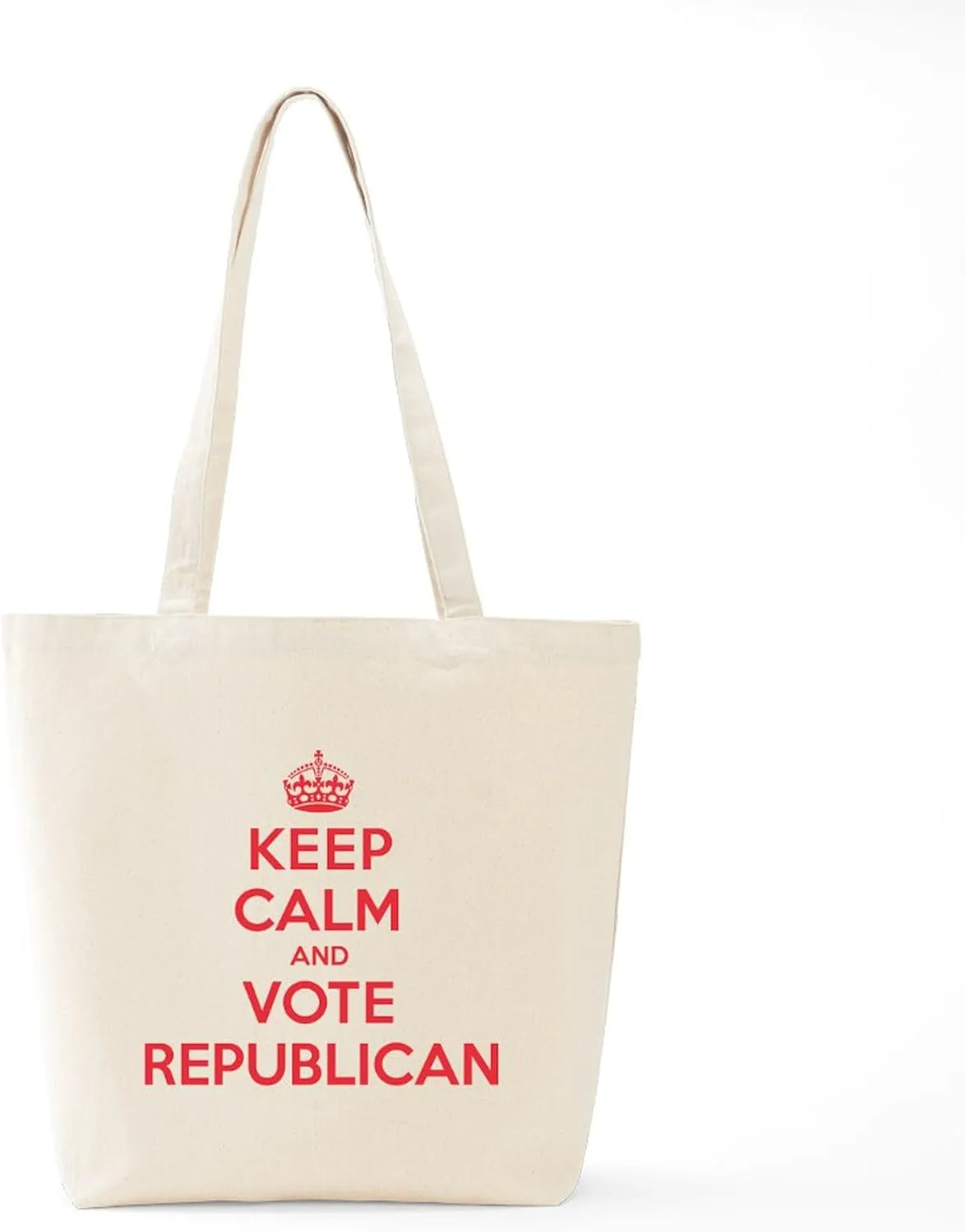 CafePress K C Vote Republican Tote Bag Natural Canvas Tote Bag, Reusable Shopping Bag