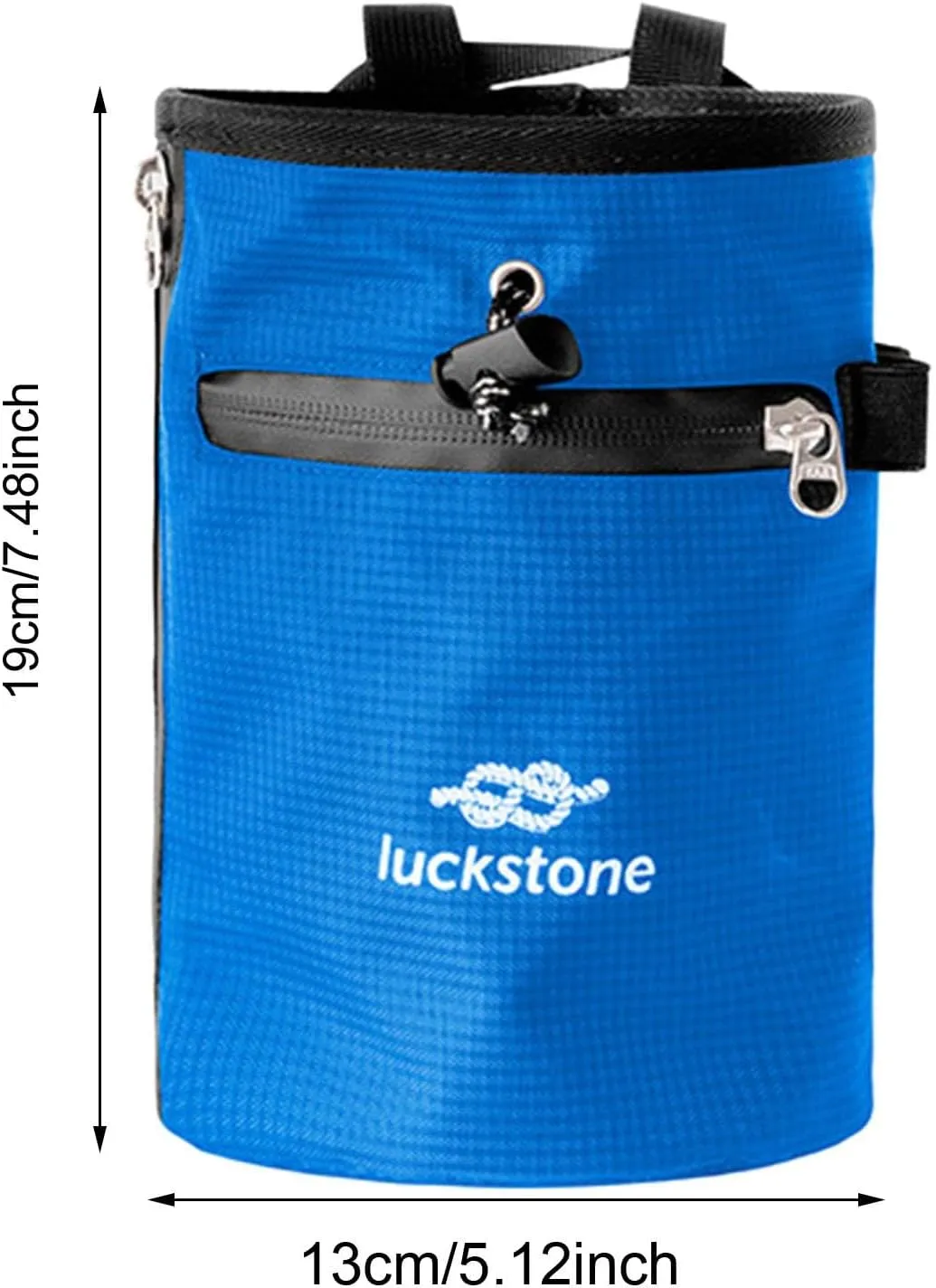 Chalk Bag Storage Pouch Drawstring Closure Practical Chalk Carrier Bag Waist Belt for Pole Dancing Weightlifting Gym Sports