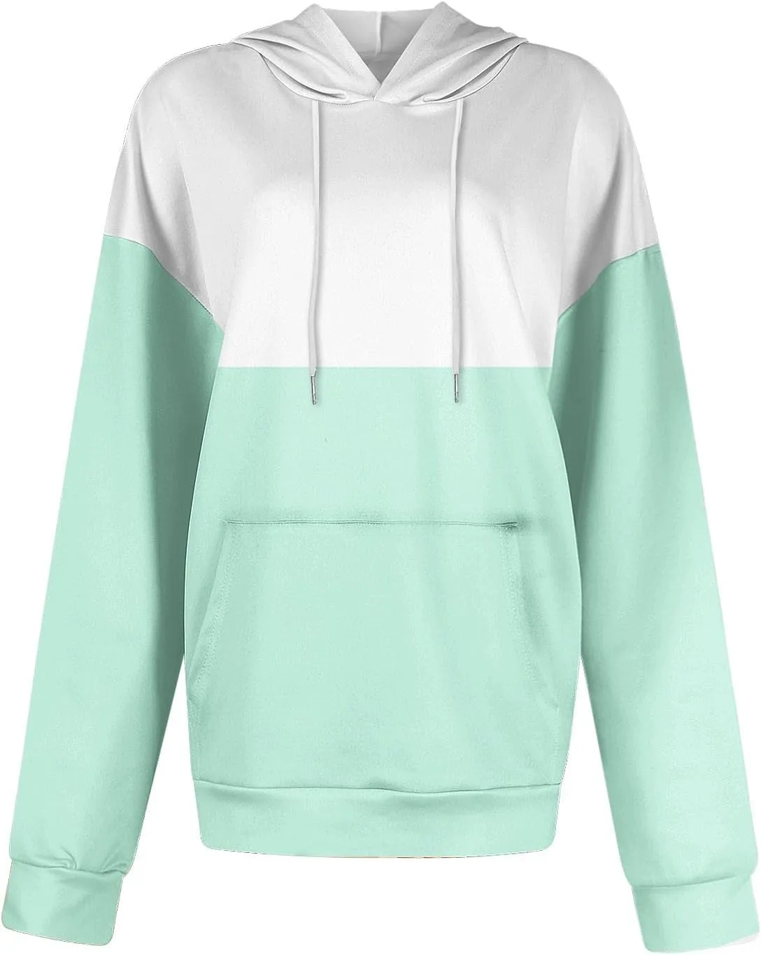 Color Block Hoodies For Women Trendy 2024 Teen Girls Fall Outfits Casual Long Sleeve Hooded Pullover Sweatshirts