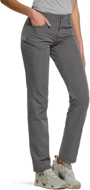 CQR Women's Hiking Pants, Quick Dry Stretch UPF 50  Sun Protective Outdoor Pants, Lightweight Camping Work Pant