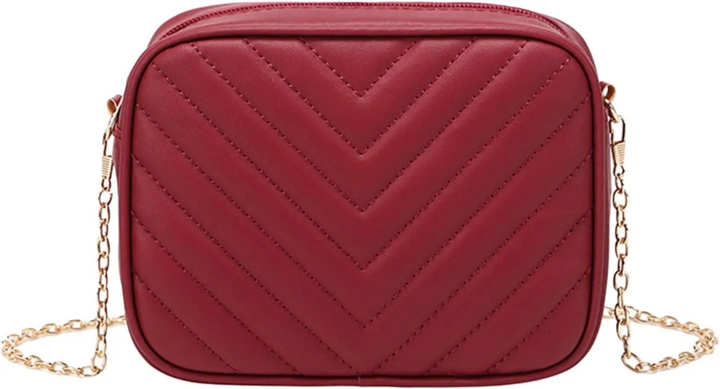 Crossbody Bag for Women Women Messenger Bag Fashion Simple Trend Chain Shoulder Purse Practical