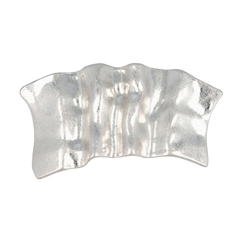 Crushed Metal Hair Barrette