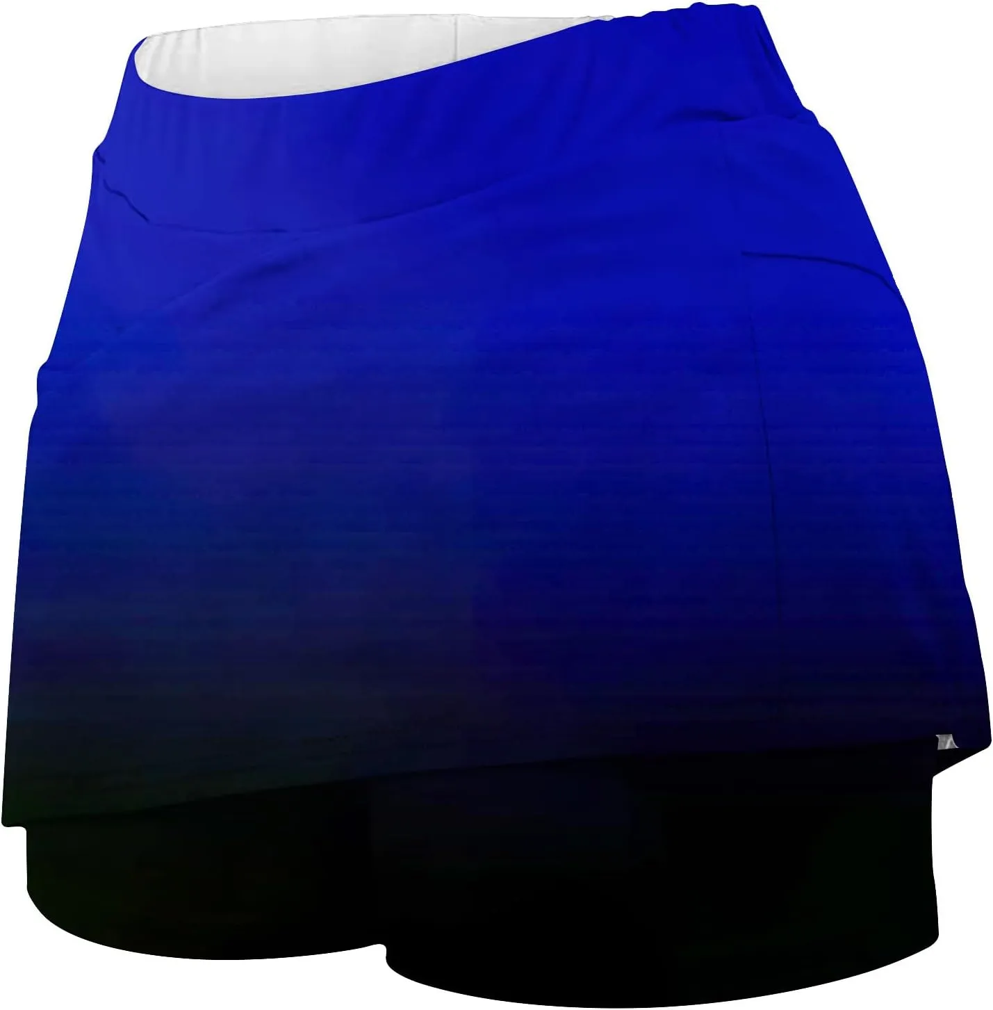 DDAPJ pyju Skorts for Women Dressy Casual Gradient Color High Waisted Tennis Skirt with Shorts Underneath Summer Clothes