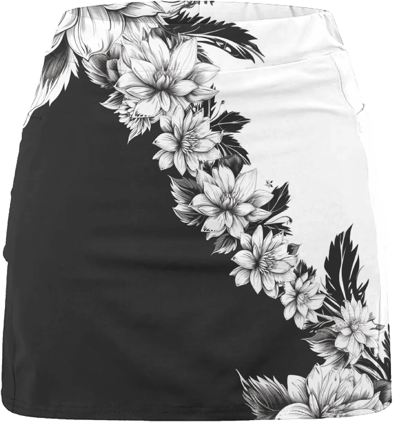 DDAPJ pyju Womens Summer Tennis Skirts with Shorts 2025 Fashion Floral Print High Waist Athletic Skort Beach Vacation Outfits