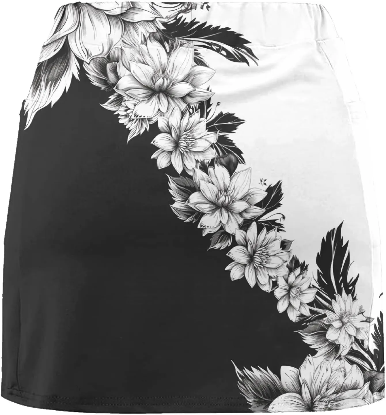 DDAPJ pyju Womens Summer Tennis Skirts with Shorts 2025 Fashion Floral Print High Waist Athletic Skort Beach Vacation Outfits