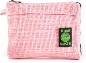 DIME BAGS Padded Pouch  Smell Proof Protective Case with Padded Interior, Durable Hemp-Polyester Fabric, Heavy-Duty Zippers & Interchangeable Patch, Travel & Storage for Fragile Items
