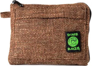 DIME BAGS Padded Pouch  Smell Proof Protective Case with Padded Interior, Durable Hemp-Polyester Fabric, Heavy-Duty Zippers & Interchangeable Patch, Travel & Storage for Fragile Items