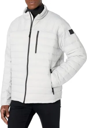 DKNY Mens Lightweight Quilted Puffer Jacket