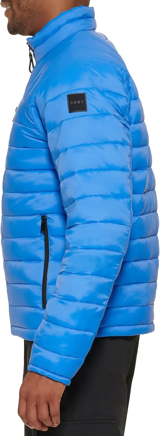 DKNY Mens Lightweight Quilted Puffer Jacket