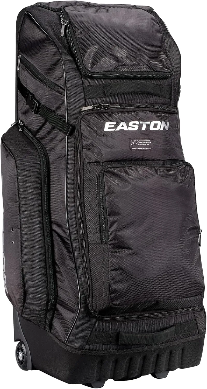 Easton | WHEELHOUSE PRO Wheeled Equipment Bag | Baseball & Softball | Black