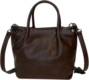 Functional PU Crossbody Bag Delicate Bucket Bags Casual Satchel Shoulder Handbag Great for Party Shopping and Work