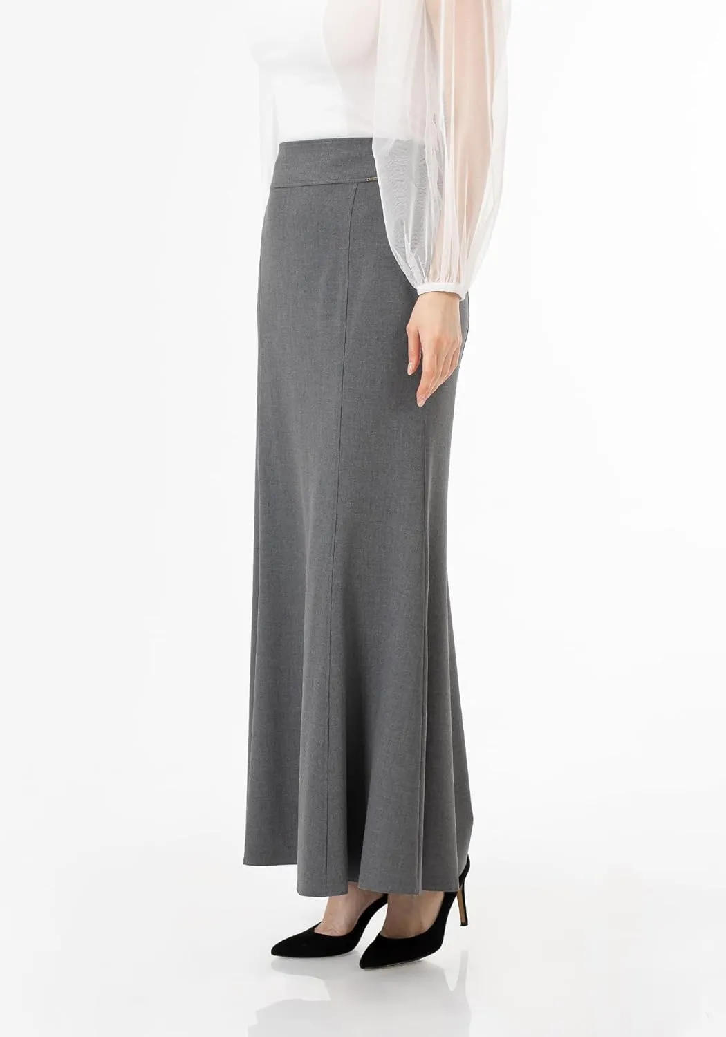 G-Line Fishtail Maxi Skirts for Women, Modest Mermaid Skirt, Long Skirts for Women, Casual High Waist Plus Size Skirt, XS-5XL