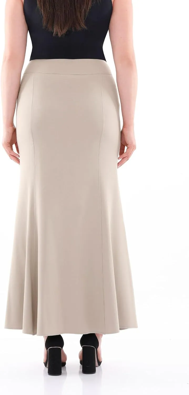G-Line Fishtail Maxi Skirts for Women, Modest Mermaid Skirt, Long Skirts for Women, Casual High Waist Plus Size Skirt, XS-5XL