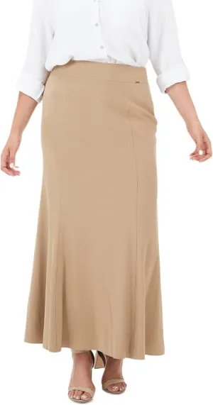 G-Line Fishtail Maxi Skirts for Women, Modest Mermaid Skirt, Long Skirts for Women, Casual High Waist Plus Size Skirt, XS-5XL