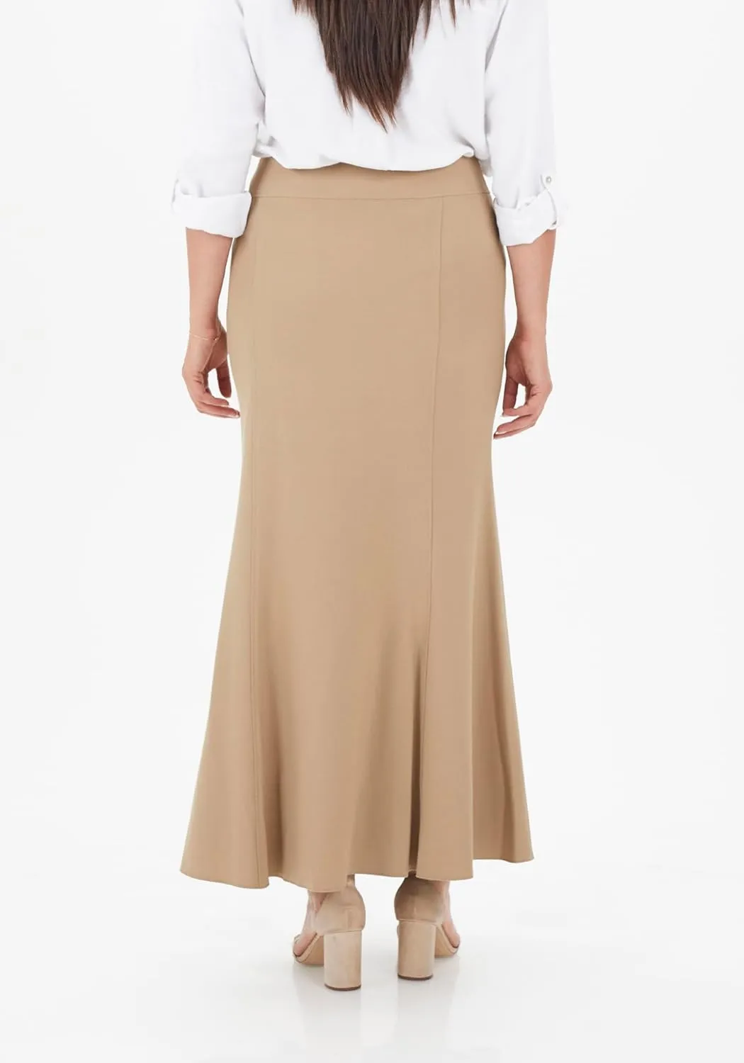 G-Line Fishtail Maxi Skirts for Women, Modest Mermaid Skirt, Long Skirts for Women, Casual High Waist Plus Size Skirt, XS-5XL