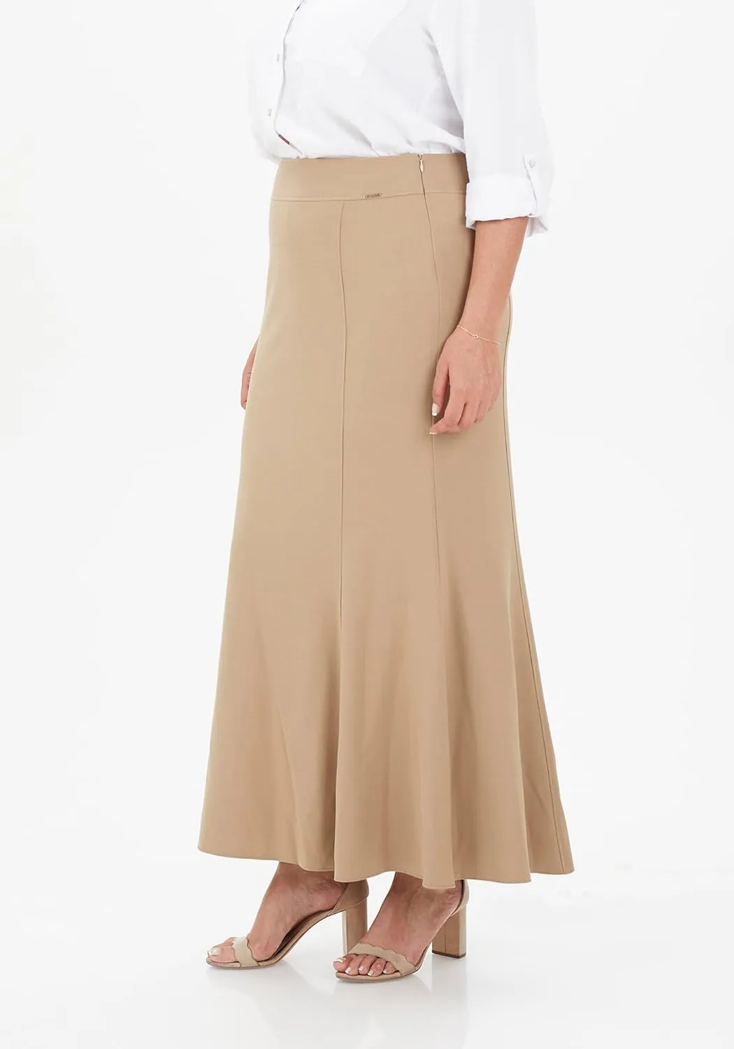 G-Line Fishtail Maxi Skirts for Women, Modest Mermaid Skirt, Long Skirts for Women, Casual High Waist Plus Size Skirt, XS-5XL