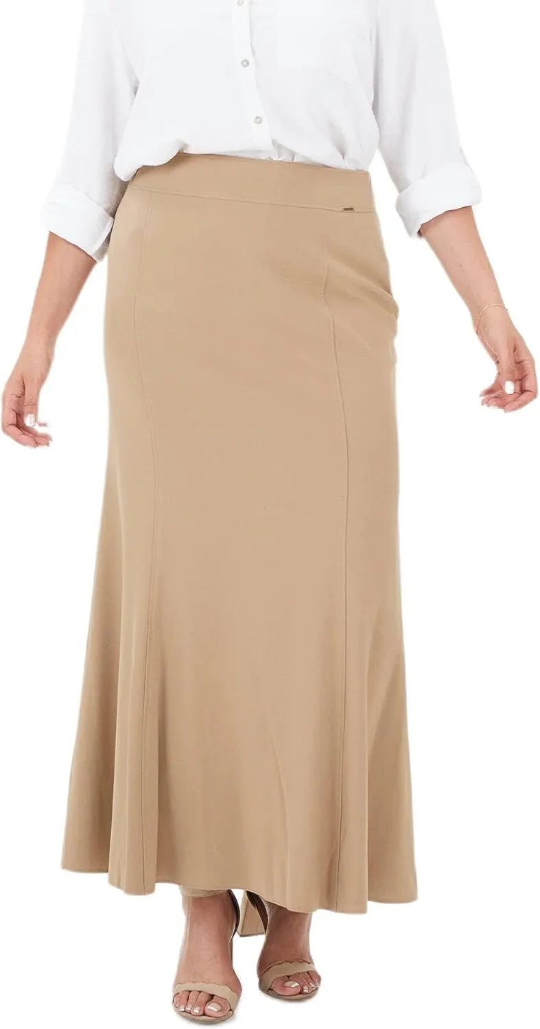 G-Line Fishtail Maxi Skirts for Women, Modest Mermaid Skirt, Long Skirts for Women, Casual High Waist Plus Size Skirt, XS-5XL