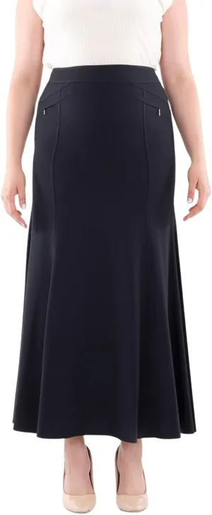 G-Line Mermaid Maxi Skirt - Fishtail Skirt for Women, High Waisted Skirt, Maxi Skirt with Slit, Long Skirts for Women (L-4XL)