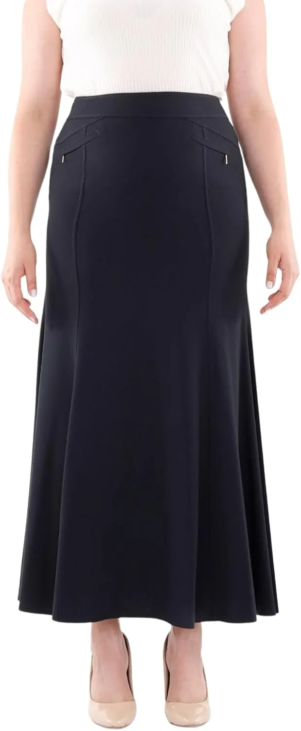 G-Line Mermaid Maxi Skirt - Fishtail Skirt for Women, High Waisted Skirt, Maxi Skirt with Slit, Long Skirts for Women (L-4XL)