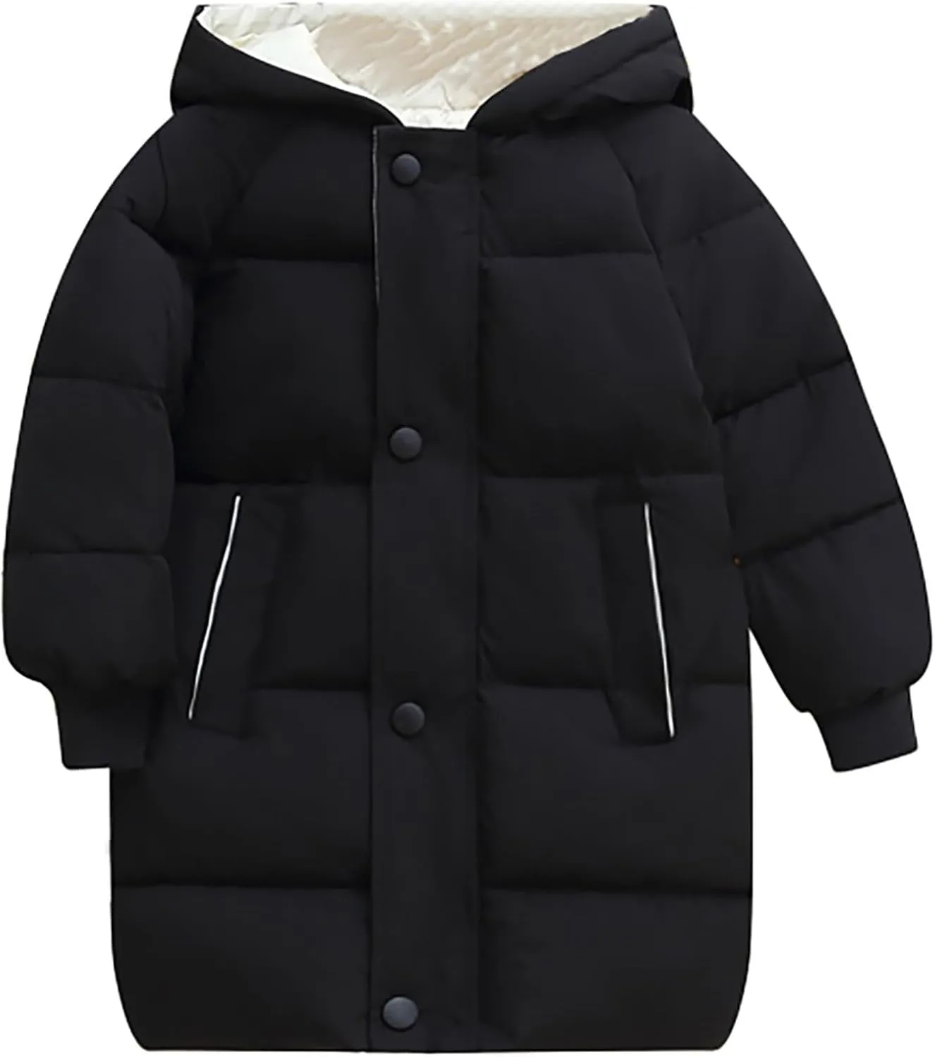 Girls Weights Children's Down Padded Jacket Long Cotton Padded Jacket Baby Children's Padded Puffy Jackets for Girls