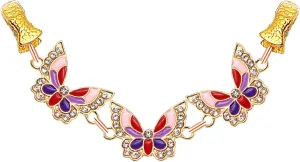 Gold Butterfly Sweater Cardigan Clip Women Cloak Cape Clasp Dress Clothes Top Cinch Clip Jewelry Shawl Scarf Collar Brooch