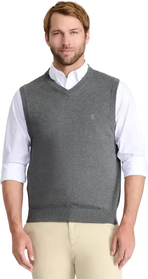 IZOD Men's Fine Gauge V-Neck Sweater Vest