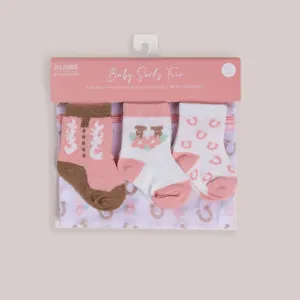 Jujube 3-Pack Soft Durable Baby Socks Set | Bloomin' Boot