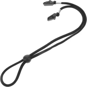 KESYOO Adjustable Windproof Hat Chin Cord Strap Lost Clip Retainer for Fishing Sun Hats Bucket Hats Travel Friendly Hat Attachment with Storage Bag Black