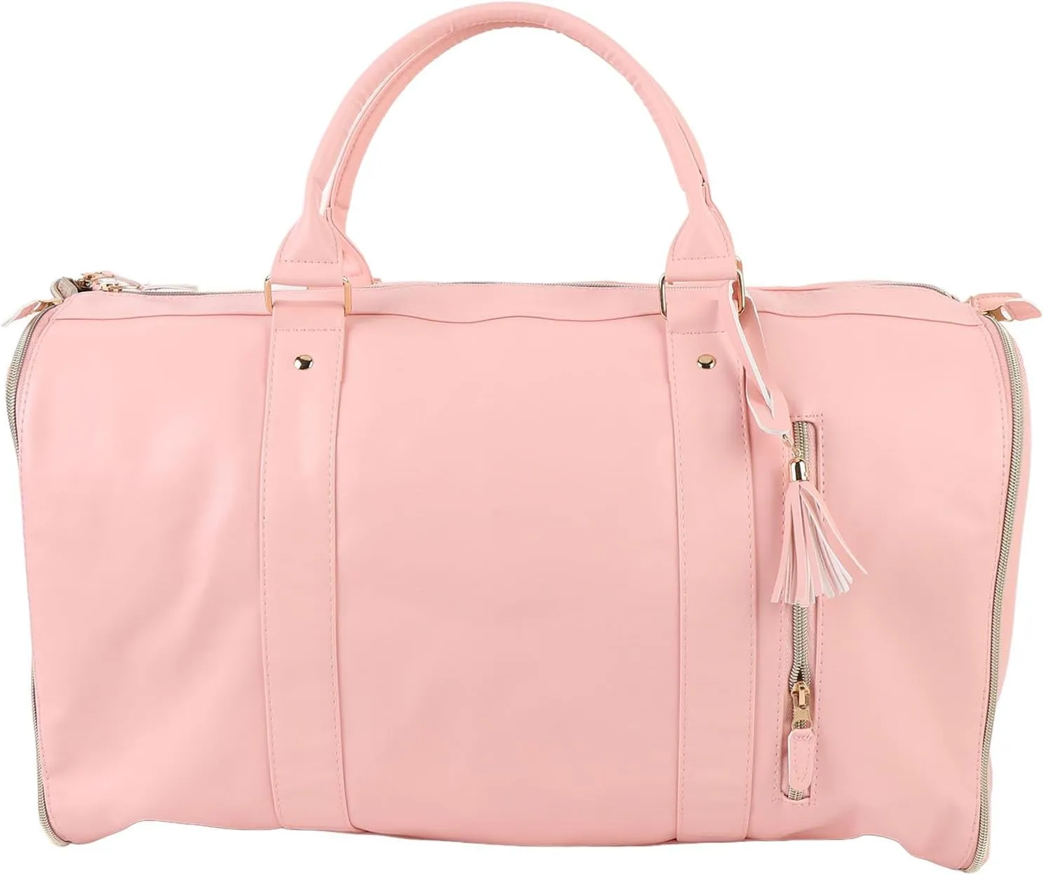 Large Capacity Garment Bag with Folding Design, Water PU Leather, for Business Trips