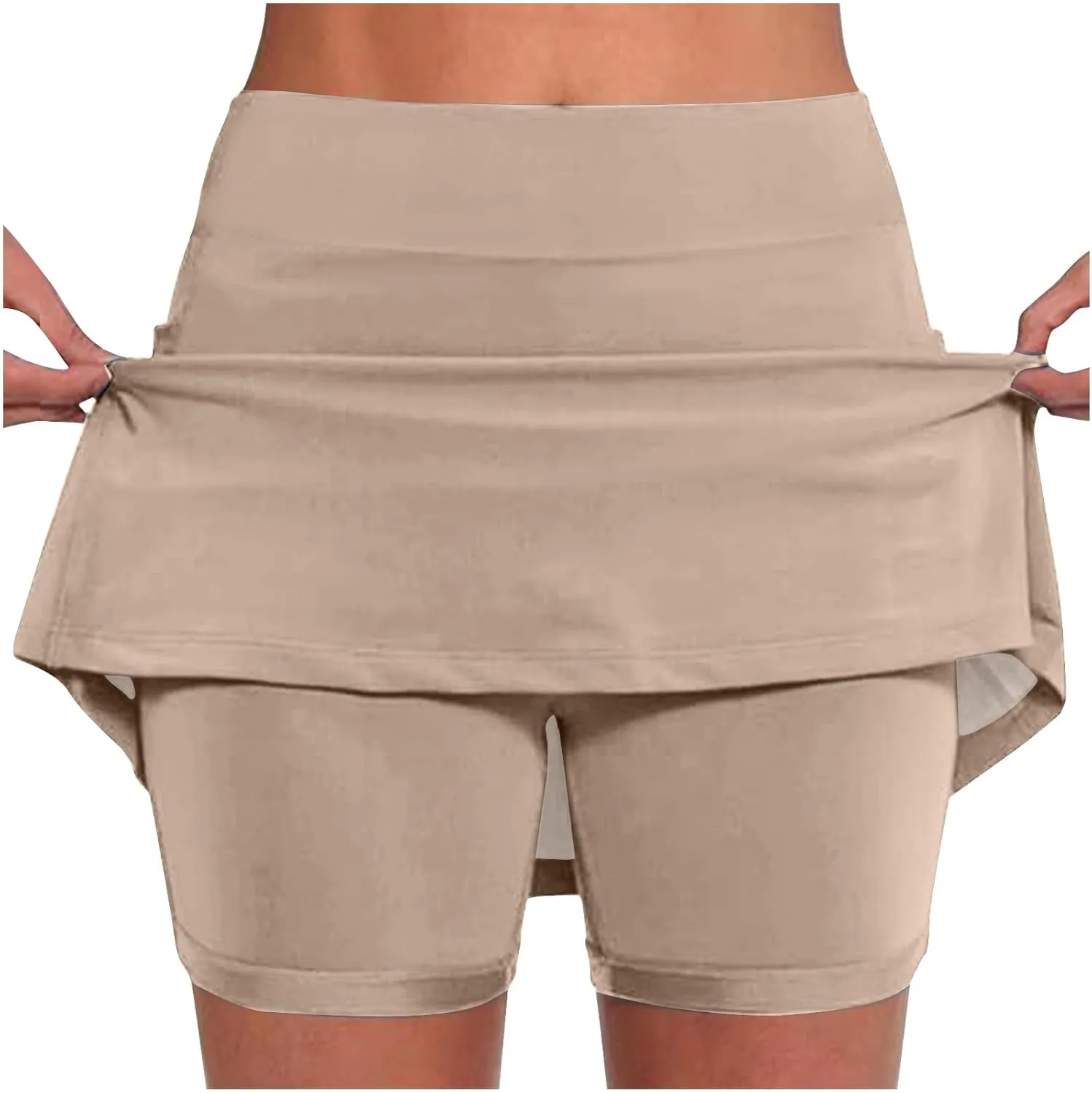 LEMONONSTORE Womens Plus Size Tennis Skirt Shorts High Waisted Tummy Control Athletic Skorts Skirts for Golf Running Workout